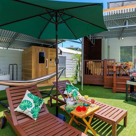 新規オープン サウナ Bbq ジャグジー付き 最大7名 無料駐車場4台 ビーチまで車で5分 Sky House Βίλα Uruma Εξωτερικό φωτογραφία